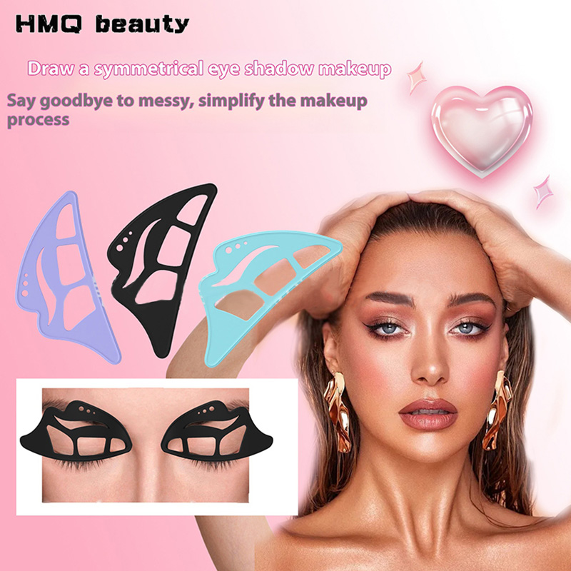 Beauty Makeup Eyeshadow - Silicone Eye Makeup Stencils Multi Functional