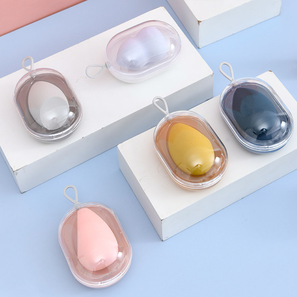 Beauty Home Makeup - 4Pcs Chic Makeup Egg Storage Box