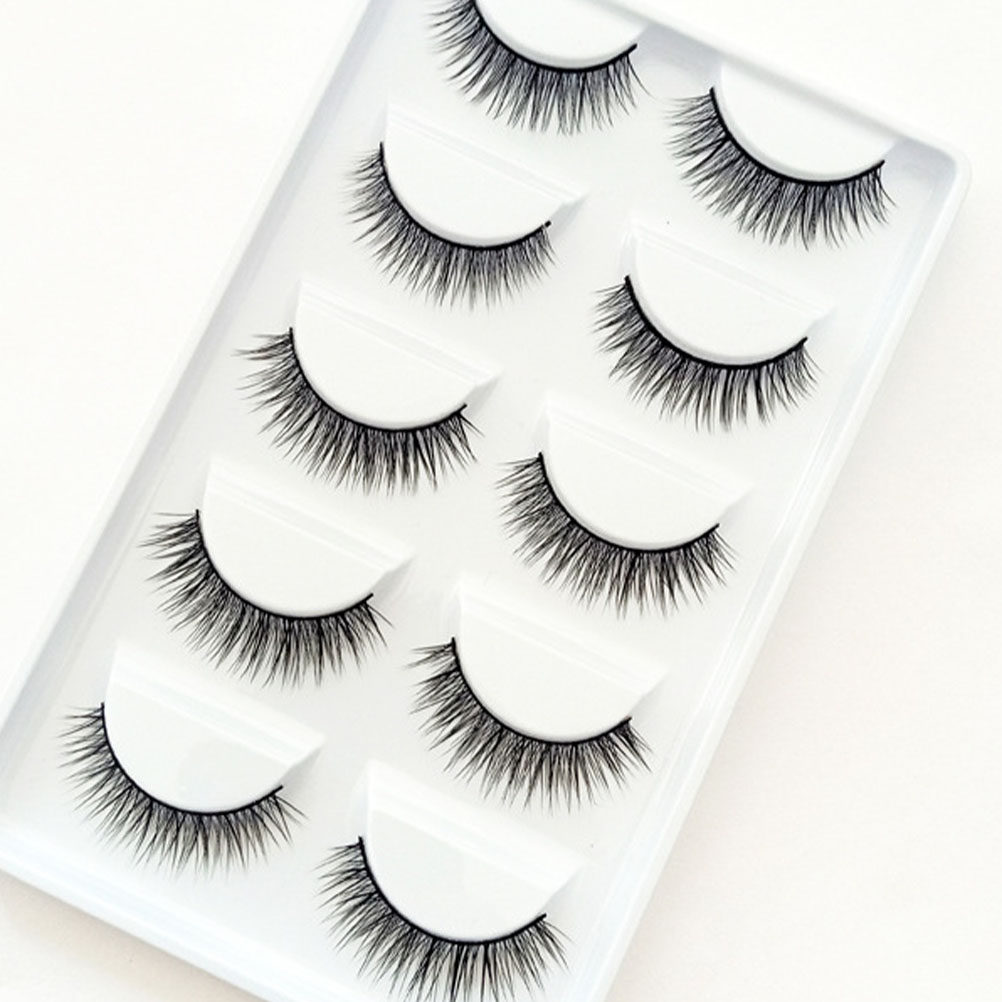 Beauty Makeup Look - 10Pairs Natural False Eyelashes Cosmetics False