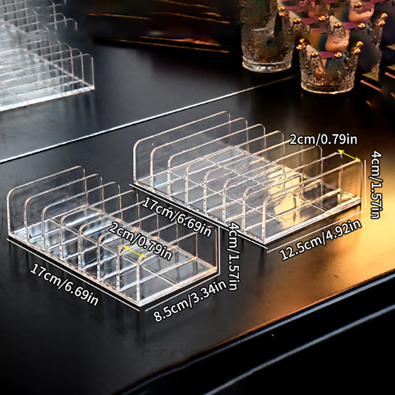 Beauty Makeup Eyeshadow - Acrylic Eyeshadow Palette Organizer Compact Display