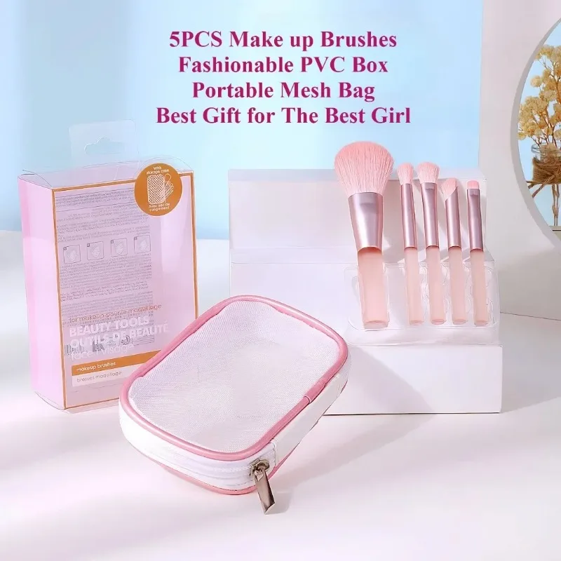 Beauty Makeup Gift Sets - 5Pcs Makeup Brushes Set Super Soft