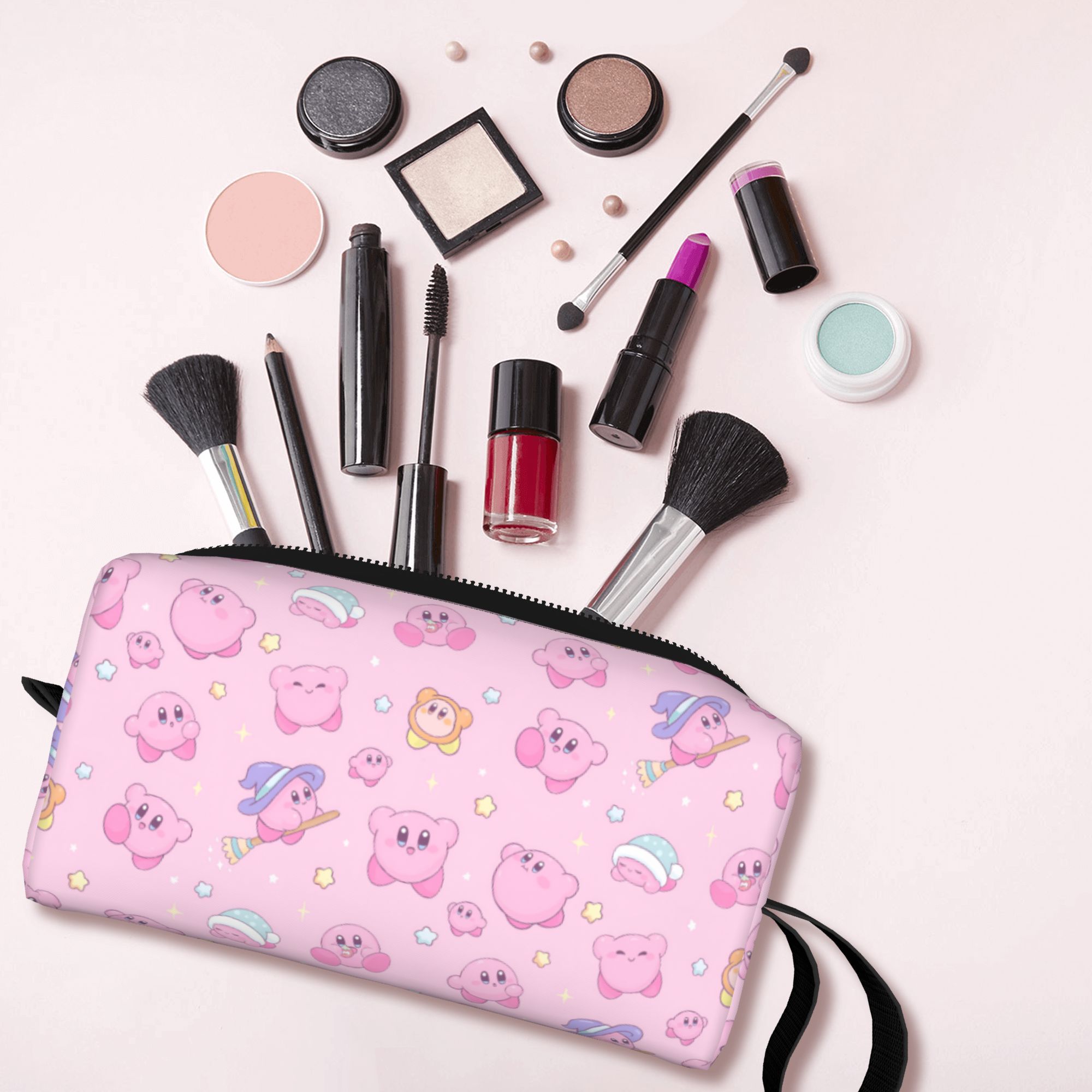 Beauty Makeup Games - Custom Kawaii K-Kirbys Travel Toiletry Bag