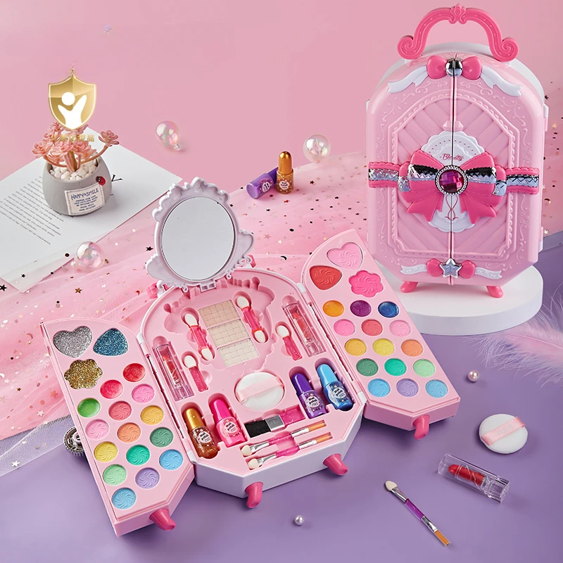 Beauty Makeup Gift Sets - Safe Cosmetic Toy for Girl Princess