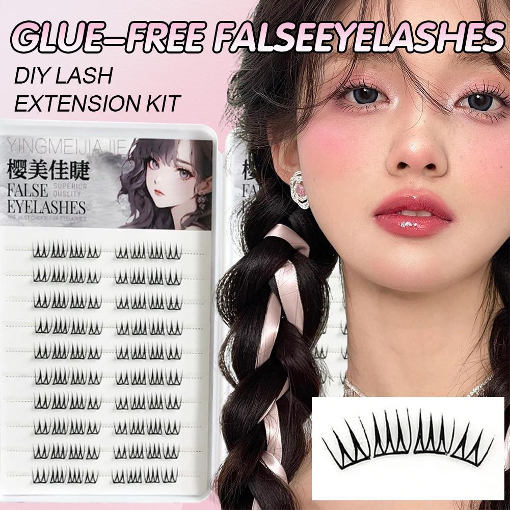 Beauty Makeup Look - DIY Self Adhesive False Eyelashes Individual