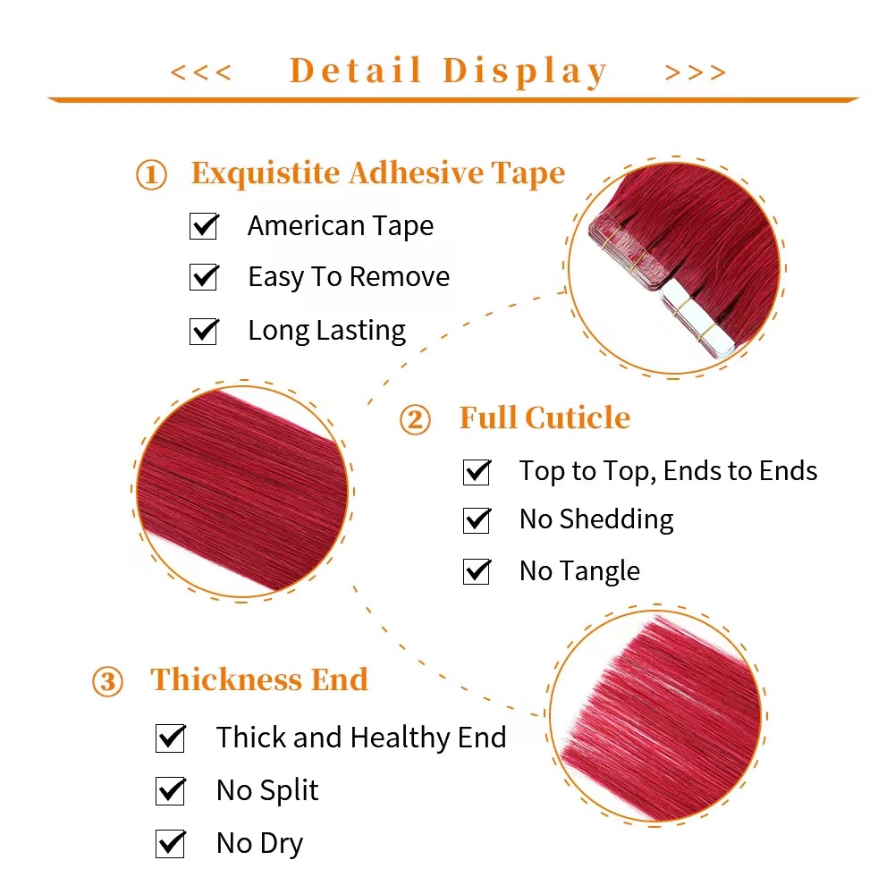 Tape In Human Hair Extensions  - Pure Beauty Hair & Makeup recension och pris