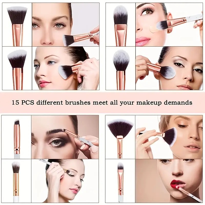 10-Piece Marble Brush Set + Be - Beauty Makeup Gift Sets recension och pris