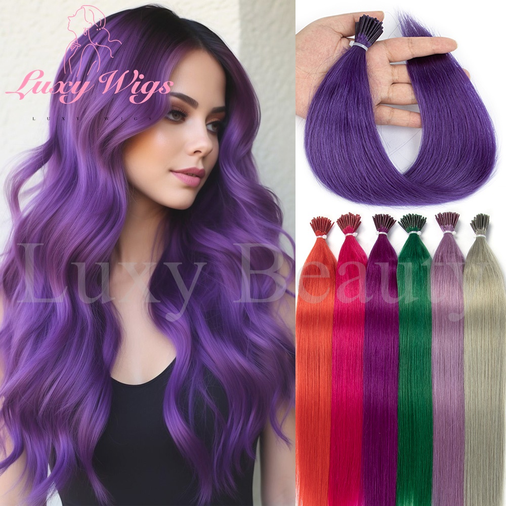 Straight Purple I Tip Micro Be - Pure Beauty Hair & Makeup recension och pris