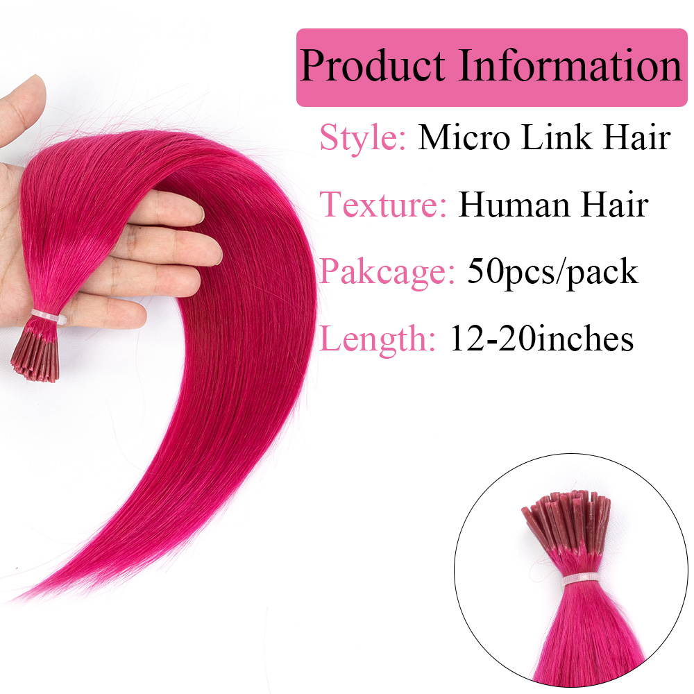 Straight Purple I Tip Micro Be - Pure Beauty Hair & Makeup recension och pris