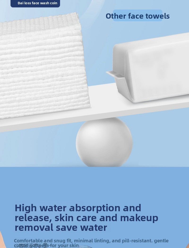Disposable pure cotton hanging - Kiss Beauty Makeup Remover recension och pris