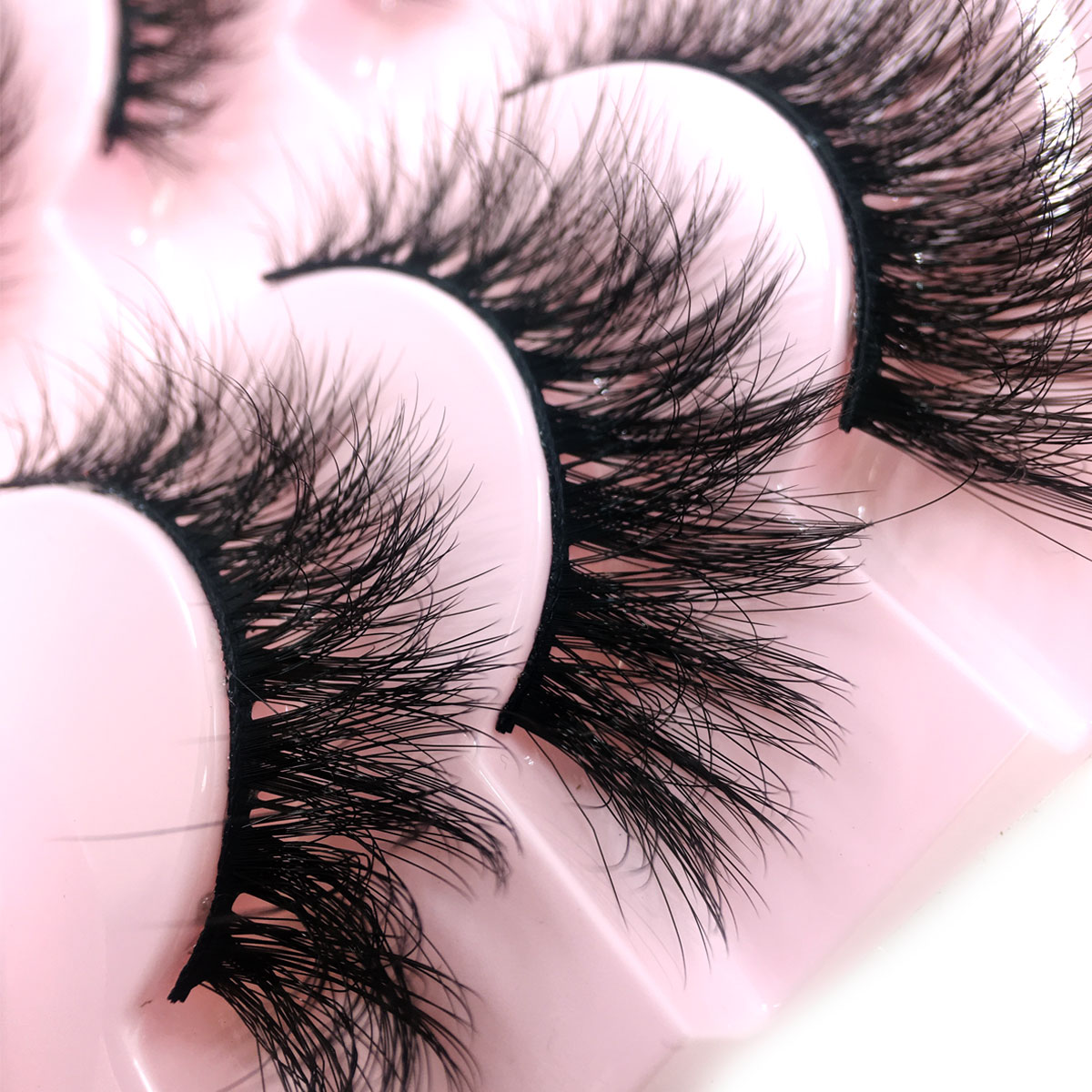 NEW 10 Pairs 6D Faux Mink Eyel - Beauty Full Makeup recension och pris