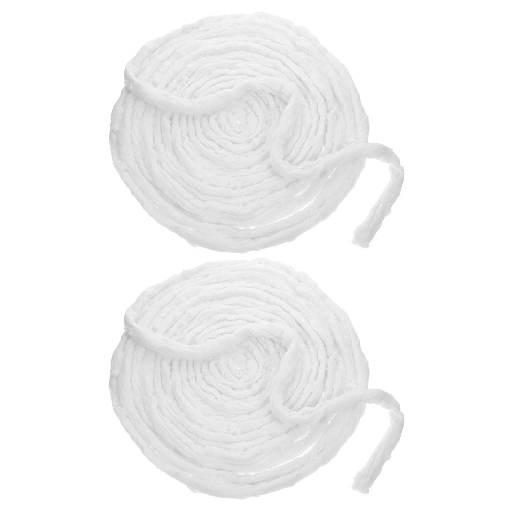 2Pack White Pure Cotton Hair P - Pure Beauty Hair & Makeup recension och pris