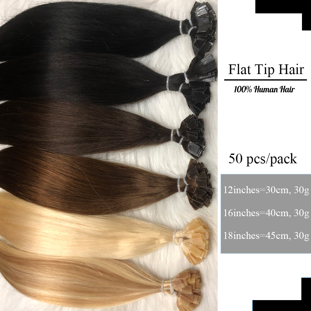 Flat Tip Hair Extensions Human - Pure Beauty Hair & Makeup recension och pris