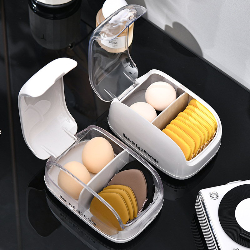 Makeup Sponge Storage Box with - Beauty Blender In Makeup recension och pris