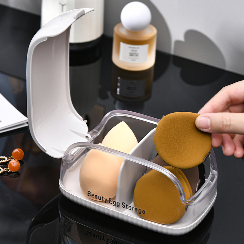 Makeup Sponge Storage Box with - Beauty Blender In Makeup recension och pris