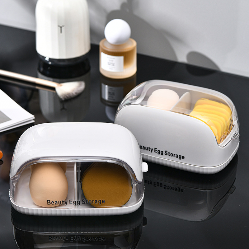 Makeup Sponge Storage Box with - Beauty Blender In Makeup recension och pris