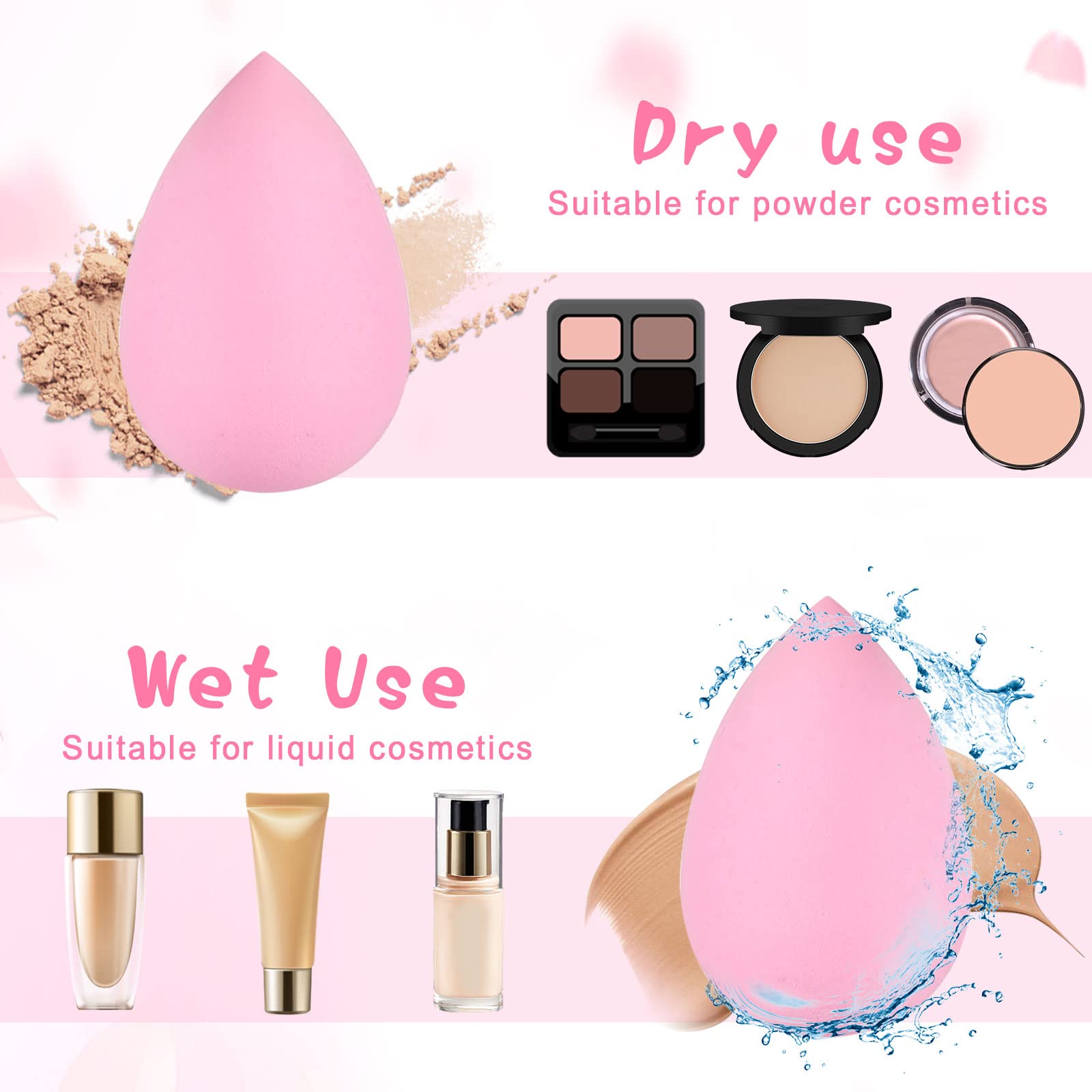 15 Pcs Makeup Sponge Set, Beau - Beauty Blender In Makeup recension och pris
